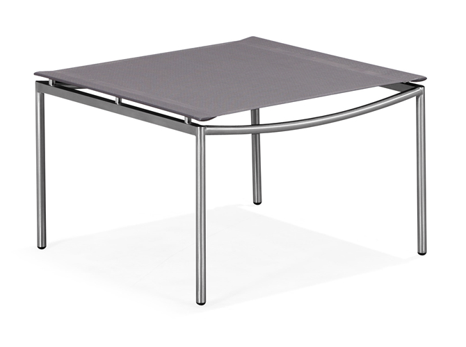 Metal garden furniture ottoman (S067BJ)