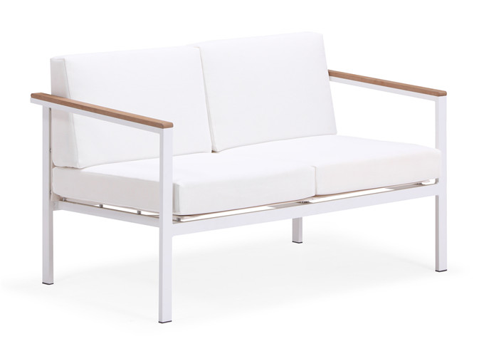 Aluminium outdoor sofa with armrest(S063ABF2)