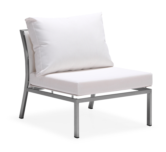 Hot sale modern outdoor armless sectional sofa (S023B)