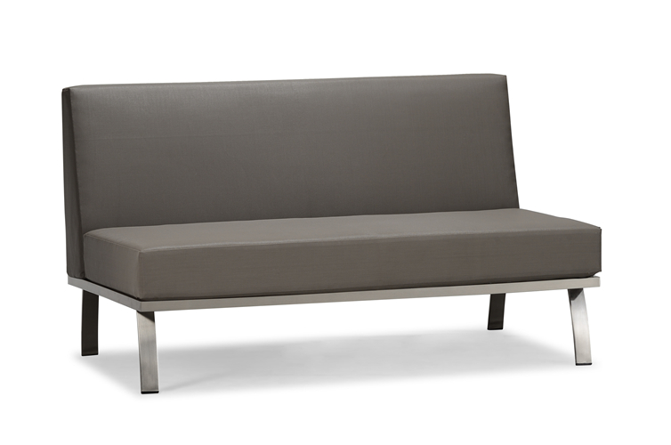 Outdoor sectional armless sofa (S114S2)
