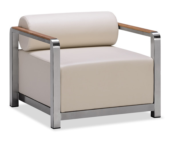 Outdoor patio sofa with armrest (S075PF)