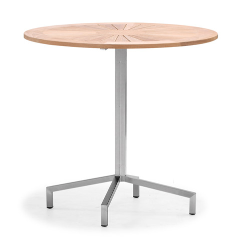 Teak outdoor furniture round garden table (T030M)