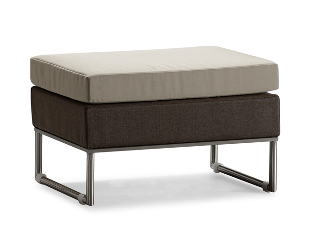 Outdoor patio sofa sectional ottoman (S113MBJ)