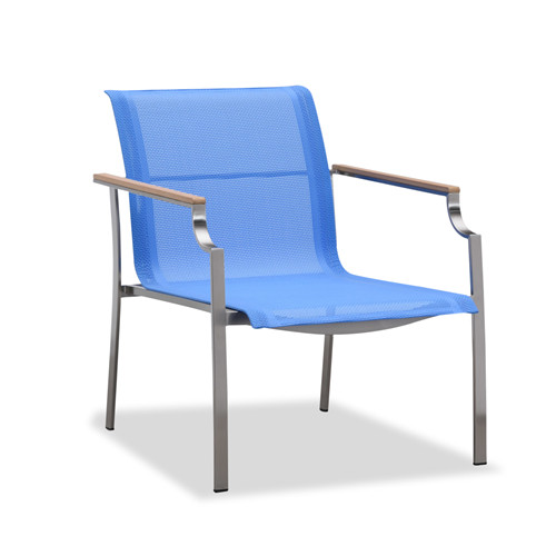 New design blue outdoor sling club chair(S304BF)