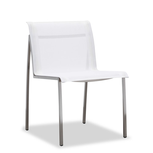 Outdoor textilene dining chair armless(Y302B)