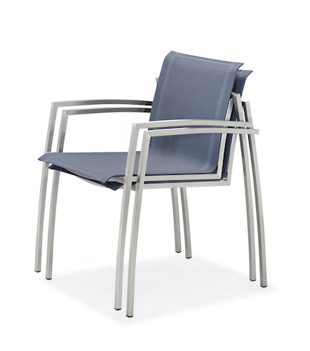 Outdoor dining chair with armrest (Y302BF-A)