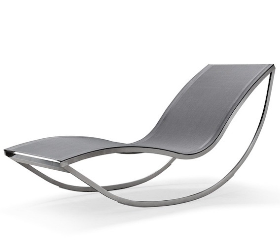 Chaise longue d'extérieur sans accoudoirs (C200B)